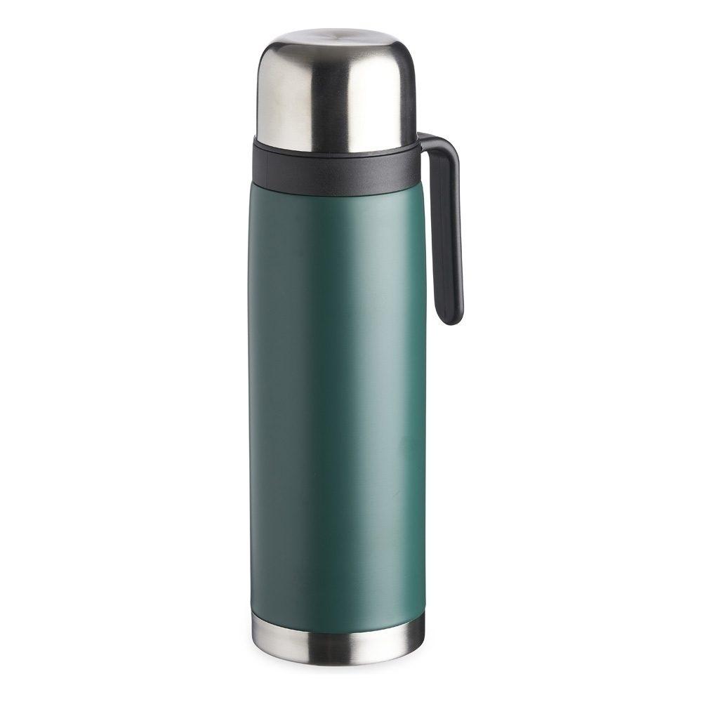 Garrafa térmica 900ml inox DR1868 na cor Verde, brinde personalizado Sky Brindes