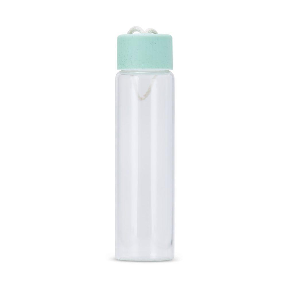 Garrafa de vidro 330ml DR1876 na cor Verde e verde, brinde personalizado Sky Brindes