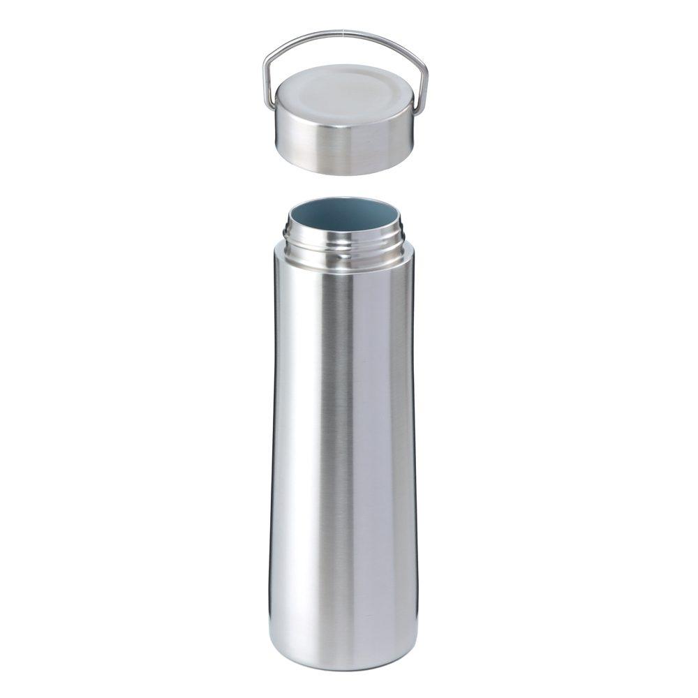Garrafa térmica 700 ml DR1887 na cor Inox, brinde personalizado Sky Brindes