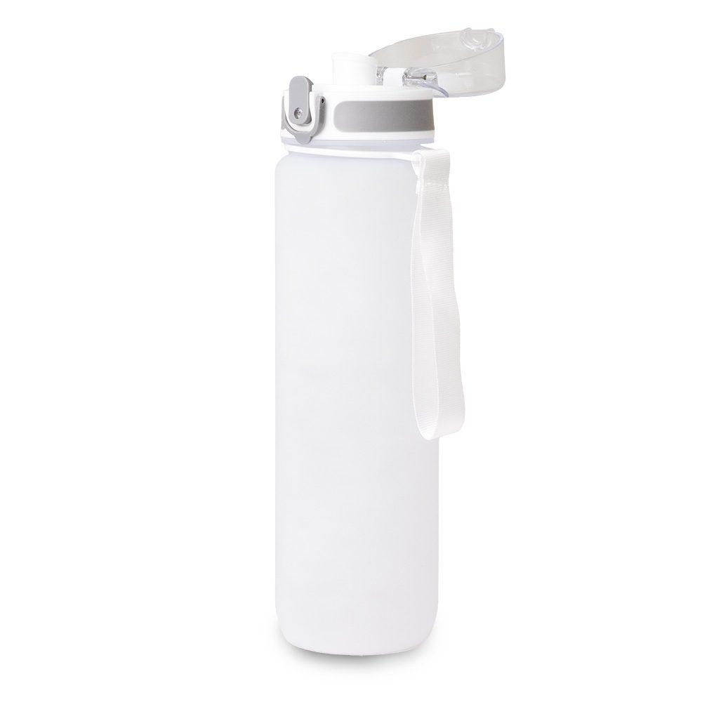 Squeeze plástica 1 litro DR1889 na cor Preto, brinde personalizado Sky Brindes