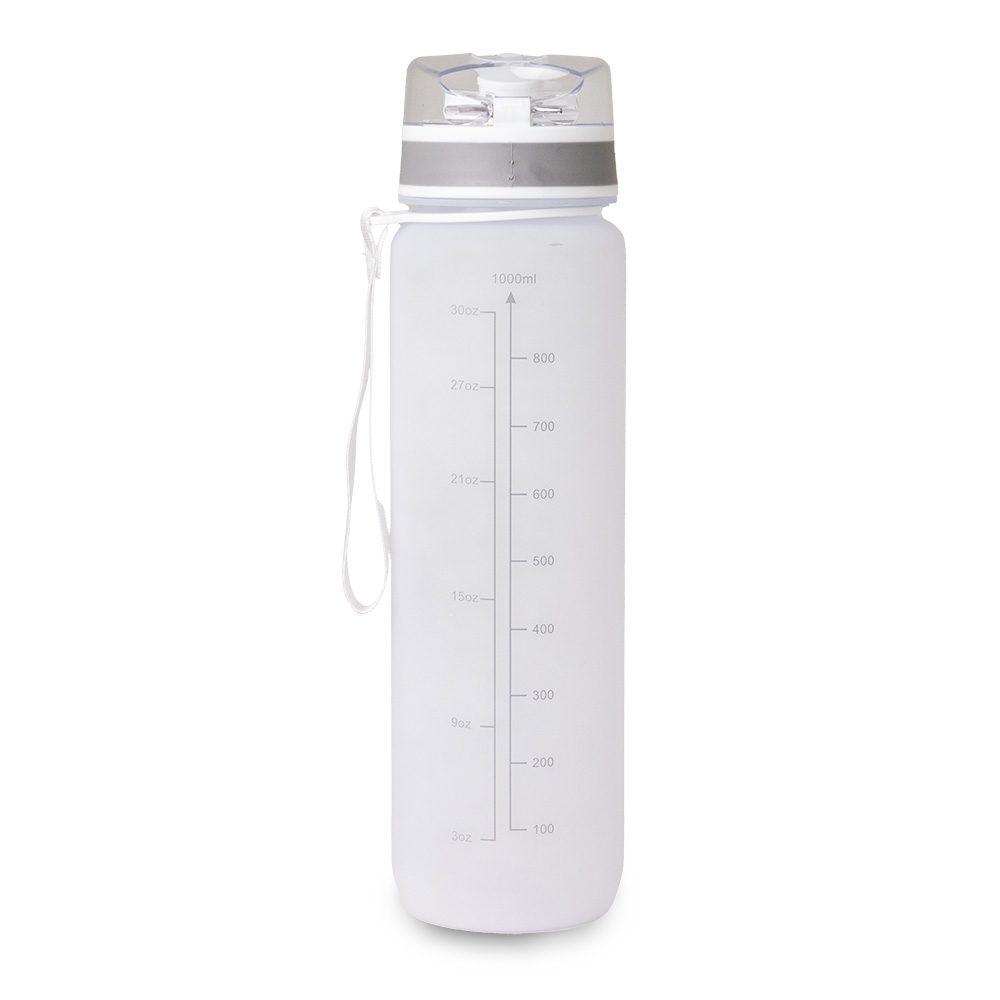 Squeeze plástica 1 litro DR1889 na cor Preto, brinde personalizado Sky Brindes