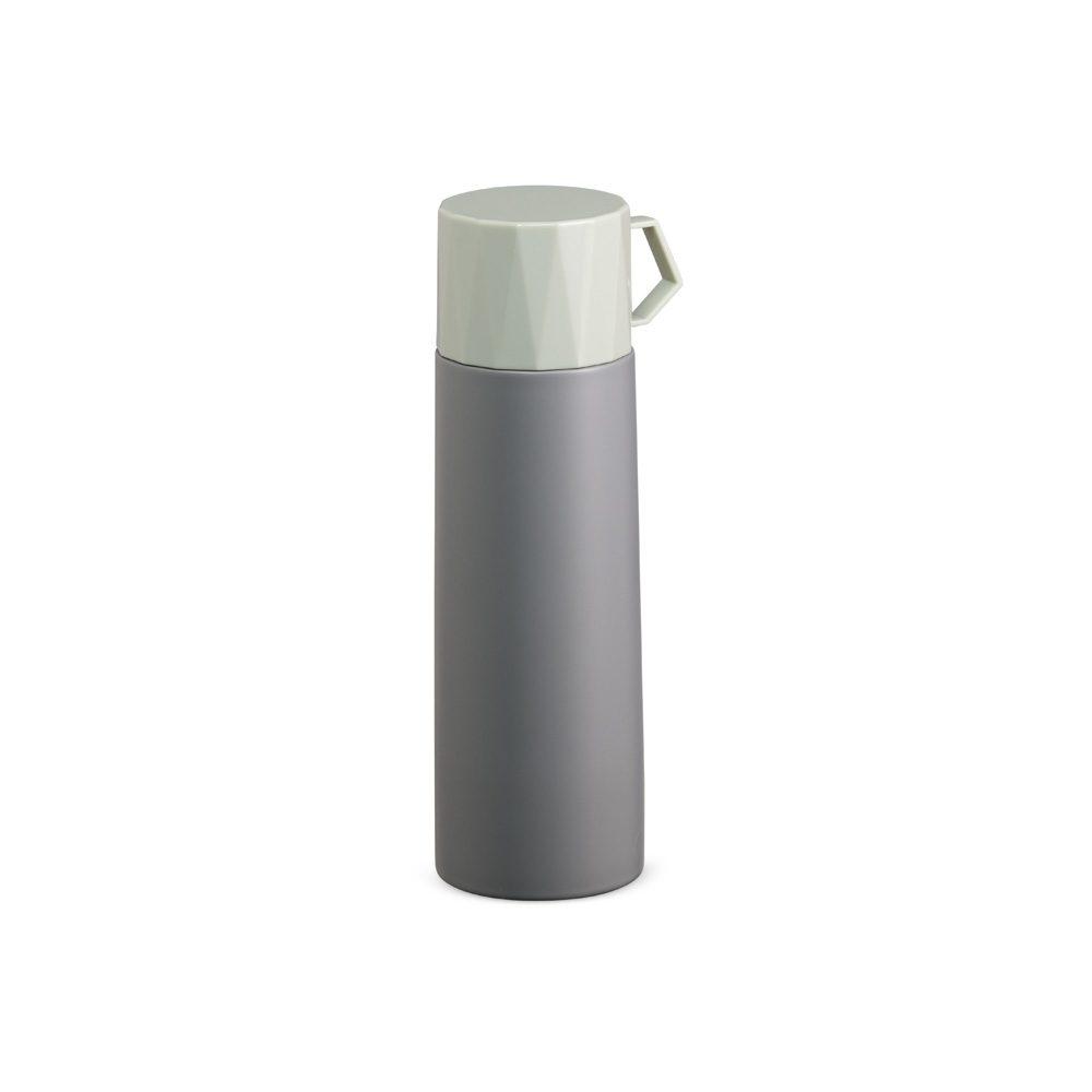 Garrafa térmica 500ml DR1893 na cor Cinza, brinde personalizado Sky Brindes