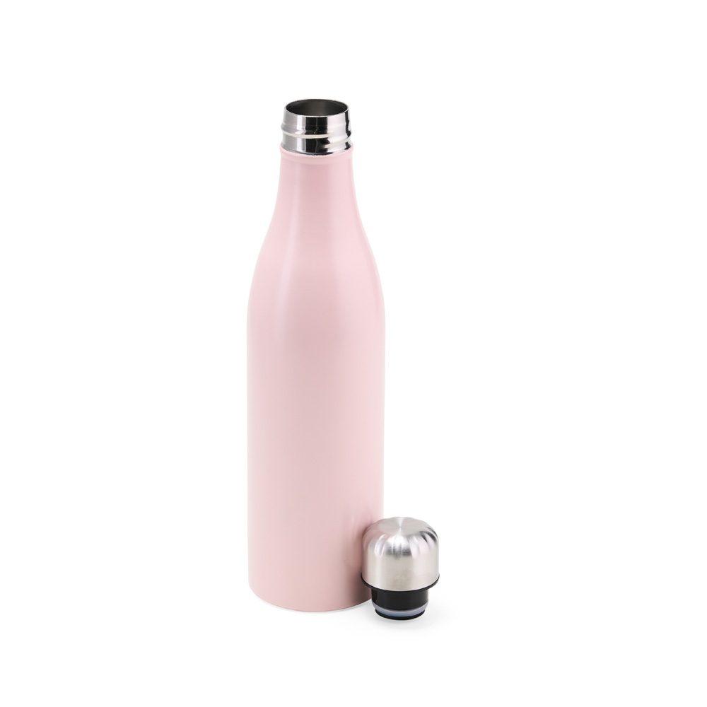 Garrafa térmica 800ml DR1897 na cor Rosa, brinde personalizado Sky Brindes