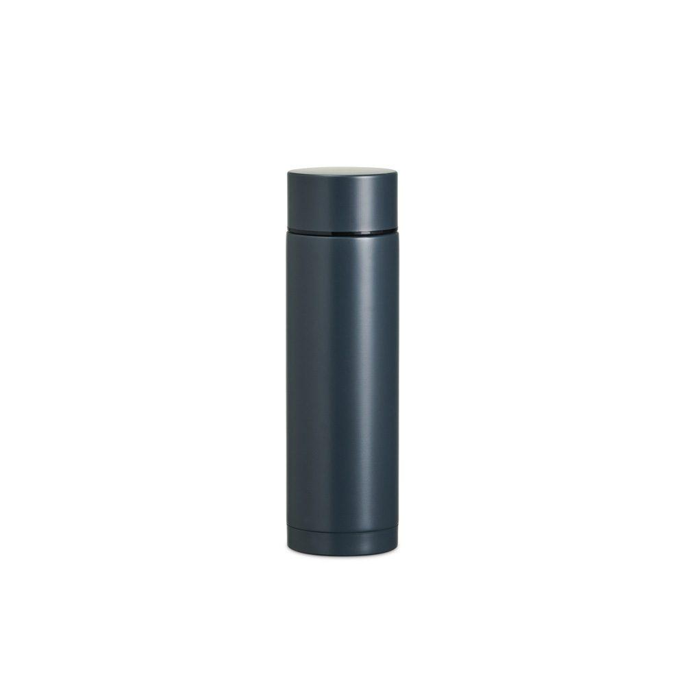 Garrafa térmica 320ml DR1902 na cor Cinza, brinde personalizado Sky Brindes