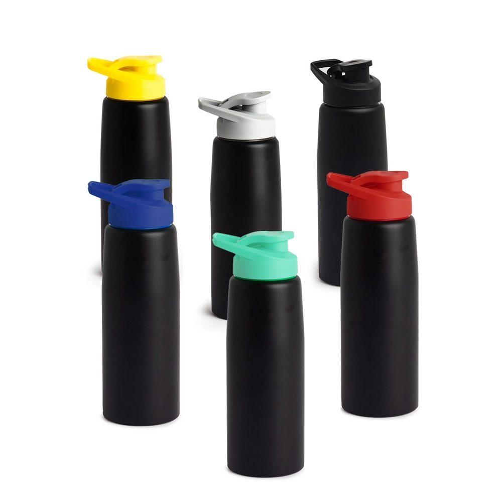 Garrafa térmica 350ml DR1905 na cor Vermelho e inox, brinde personalizado Sky Brindes