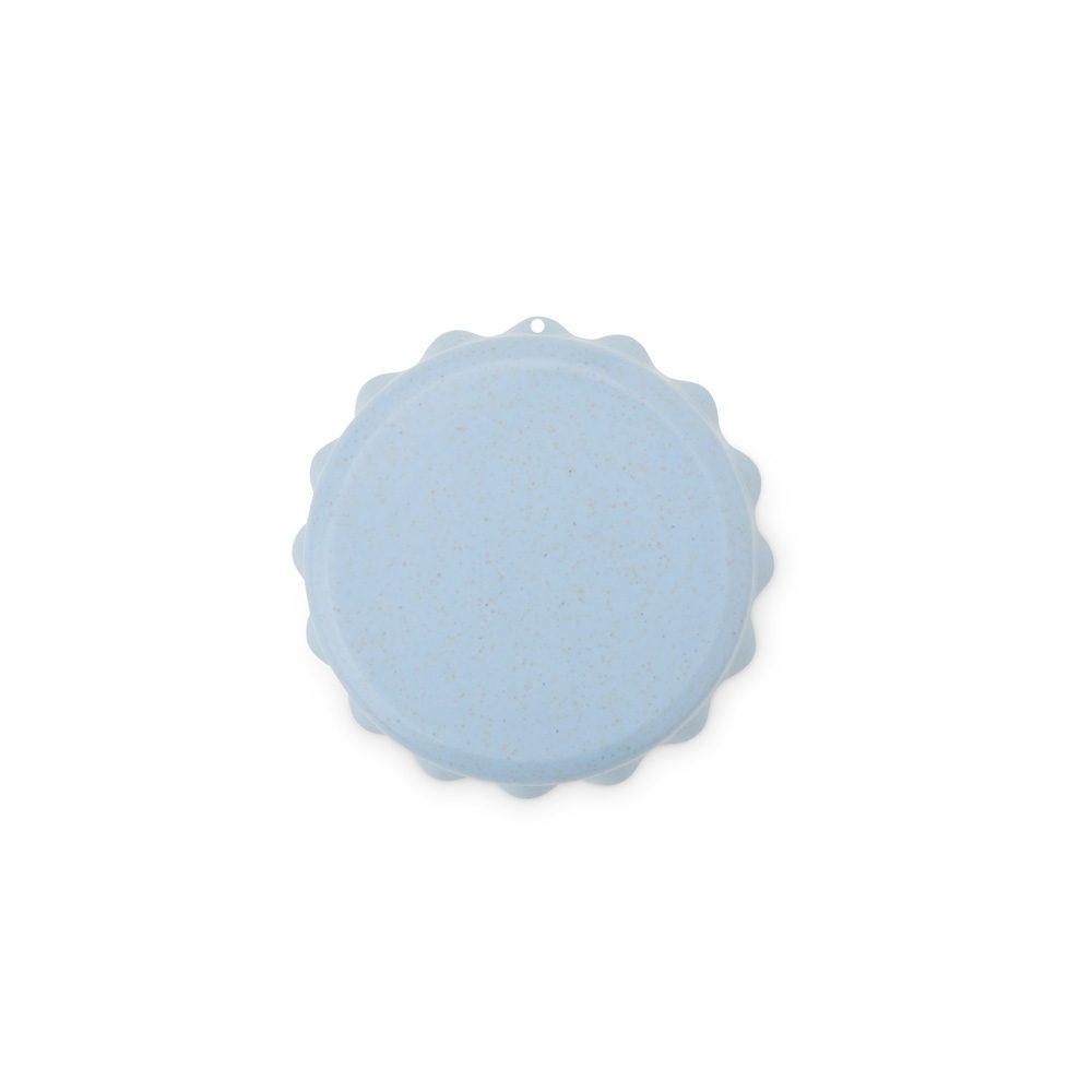 Copo retrátil plástico 125ml DR1907 na cor Azul, brinde personalizado Sky Brindes