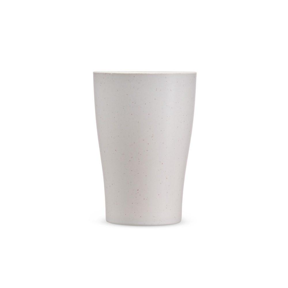 Copo palha de trigo 310ml DR1908 na cor Bege, brinde personalizado Sky Brindes