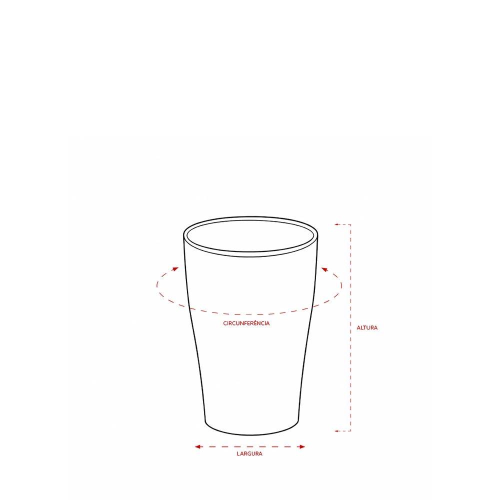 Copo palha de trigo 310ml DR1908 na cor Bege, brinde personalizado Sky Brindes