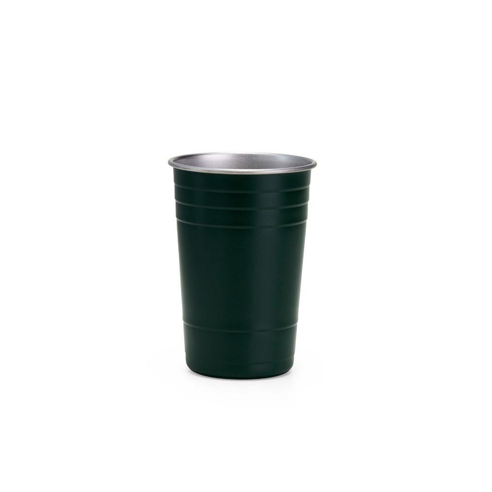 Copo inox 480ml DR1909 na cor Verde, brinde personalizado Sky Brindes