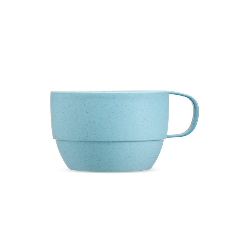 Caneca palha de trigo 300ml DR1910 na cor Verde, brinde personalizado Sky Brindes