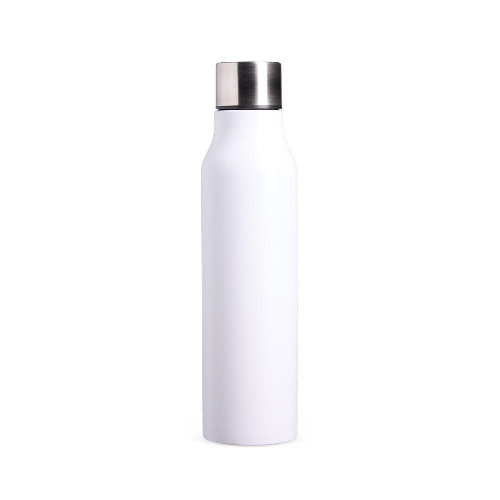Caneca inox parede dupla 350ml DR1912 na cor Branco, brinde personalizado Sky Brindes