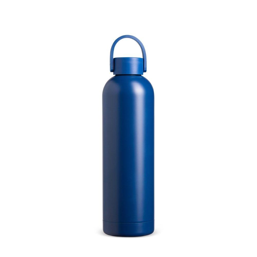 Garrafa térmica 750ml DR1916 na cor Azul, brinde personalizado Sky Brindes
