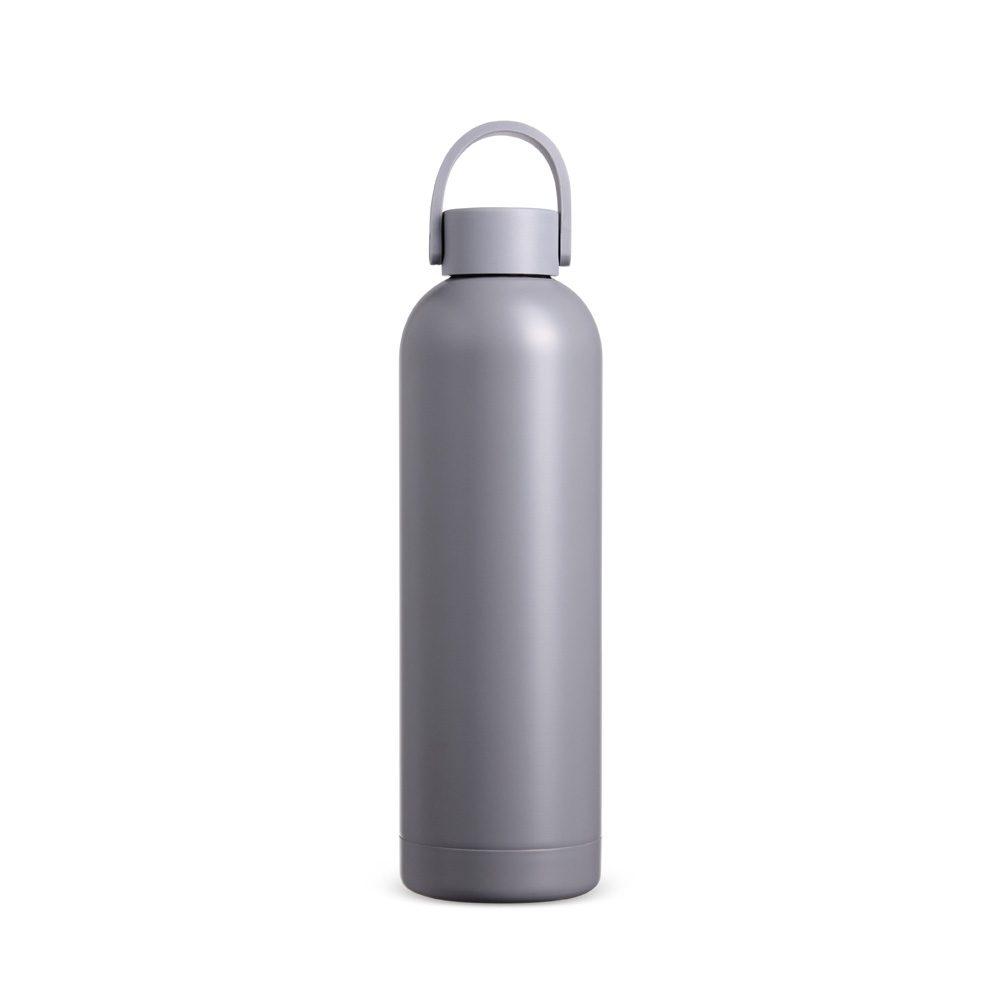 Garrafa térmica 750ml DR1916 na cor Cinza, brinde personalizado Sky Brindes