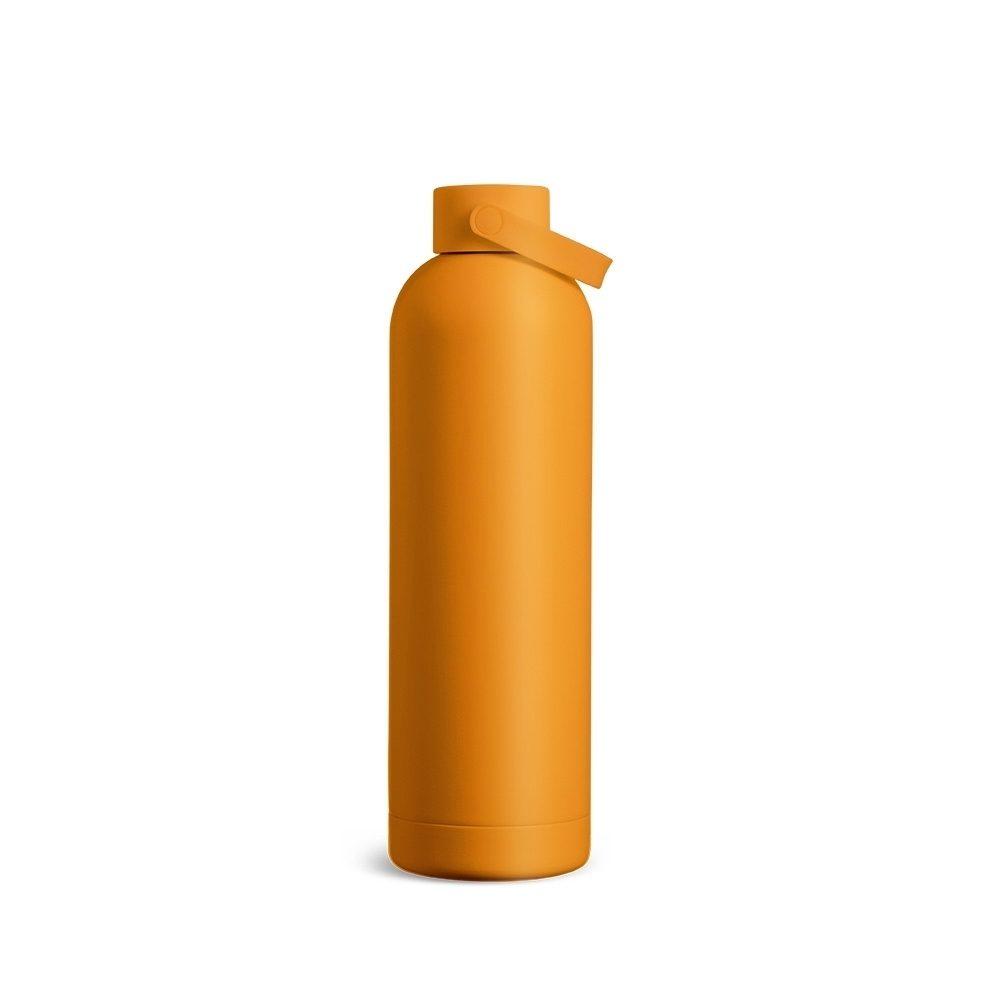 Garrafa térmica 750ml DR1916 na cor Laranja, brinde personalizado Sky Brindes