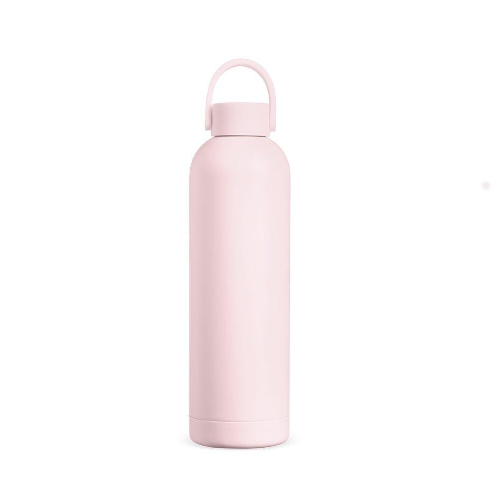 Garrafa térmica 750ml DR1916 na cor Rosa, brinde personalizado Sky Brindes