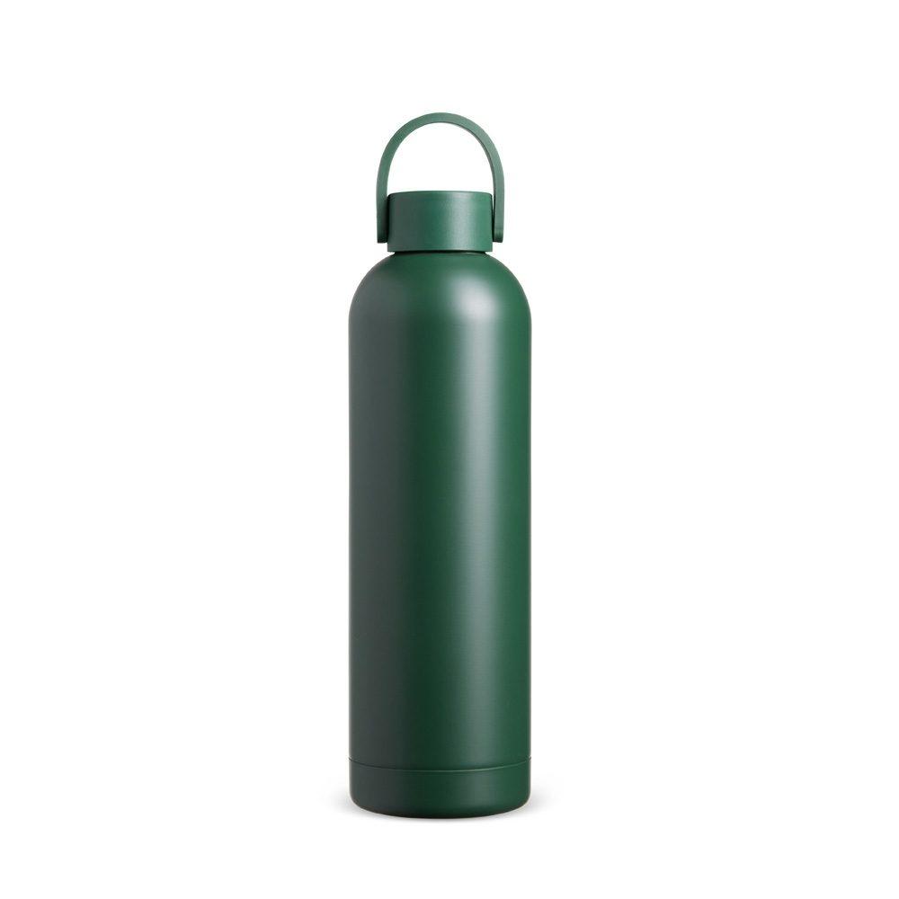 Garrafa térmica 750ml DR1916 na cor Verde, brinde personalizado Sky Brindes