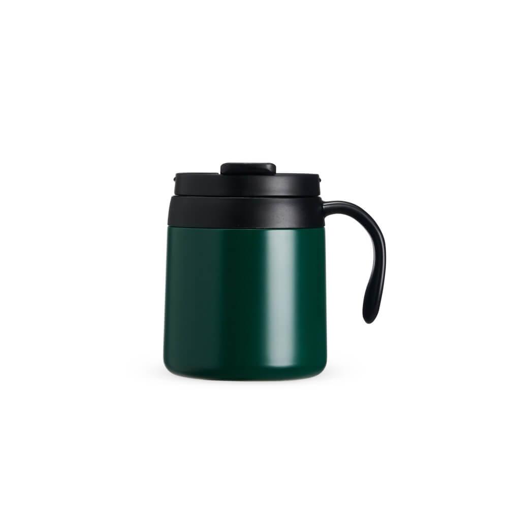 Caneca térmica 350ml DR1920 na cor Verde, brinde personalizado Sky Brindes