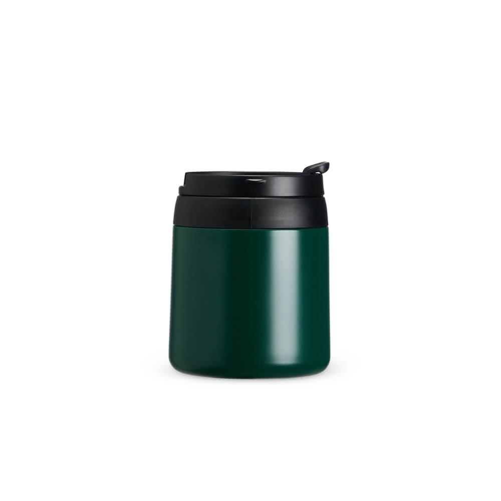 Caneca térmica 350ml DR1920 na cor Verde, brinde personalizado Sky Brindes