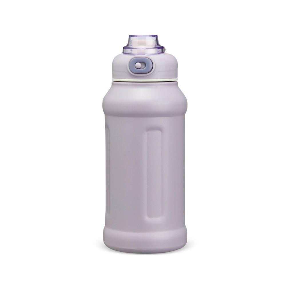 Garrafa térmica esportiva com alça 850ml DR1922 na cor Roxo, brinde personalizado Sky Brindes