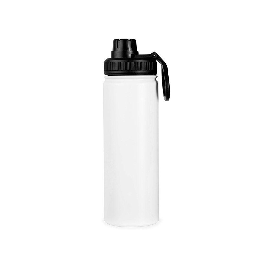 Garrafa térmica 950ml DR1923 na cor Branco, brinde personalizado Sky Brindes