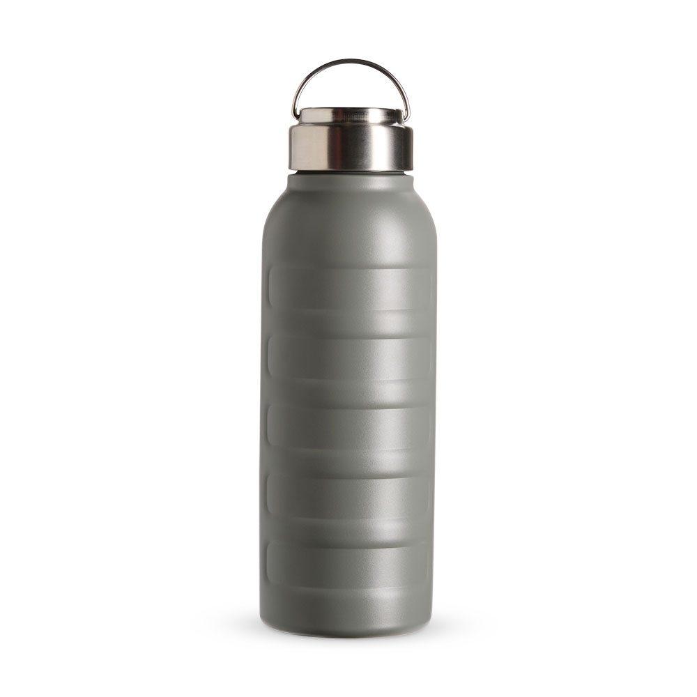 Garrafa térmica 950ml DR1923 na cor Cinza, brinde personalizado Sky Brindes