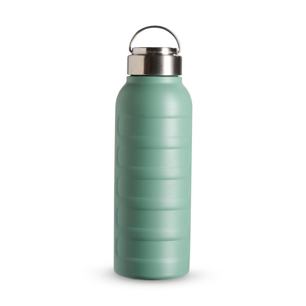 Garrafa térmica 950ml DR1923 na cor Preto, brinde personalizado Sky Brindes