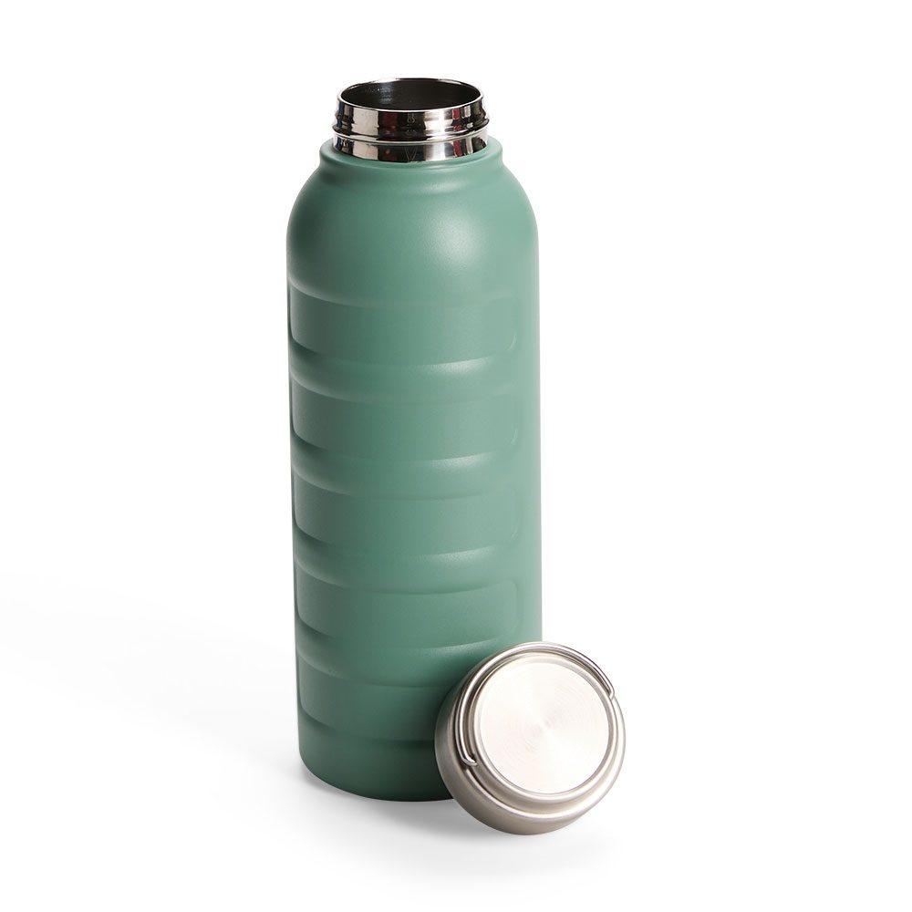 Garrafa térmica 950ml DR1923 na cor Preto, brinde personalizado Sky Brindes