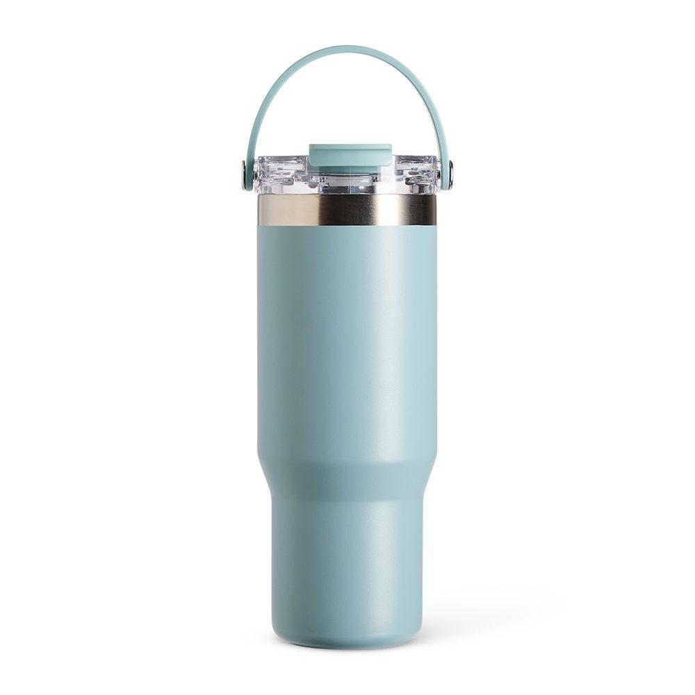 Copo térmico 900ml DR1933 na cor Azul celeste, brinde personalizado Sky Brindes