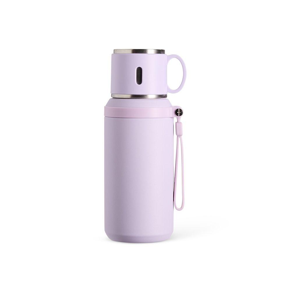 Garrafa térmica 600ml DR1939 na cor Roxo, brinde personalizado Sky Brindes