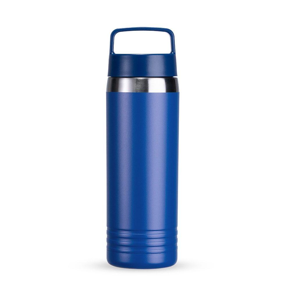 Garrafa térmica 700ml DR1955 na cor Azul, brinde personalizado Sky Brindes