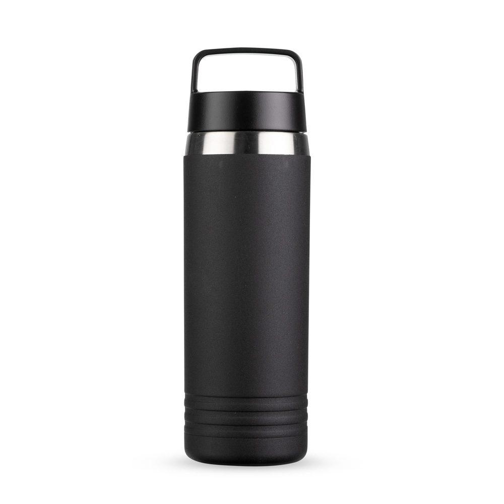 Garrafa térmica 700ml DR1955 na cor Preto, brinde personalizado Sky Brindes
