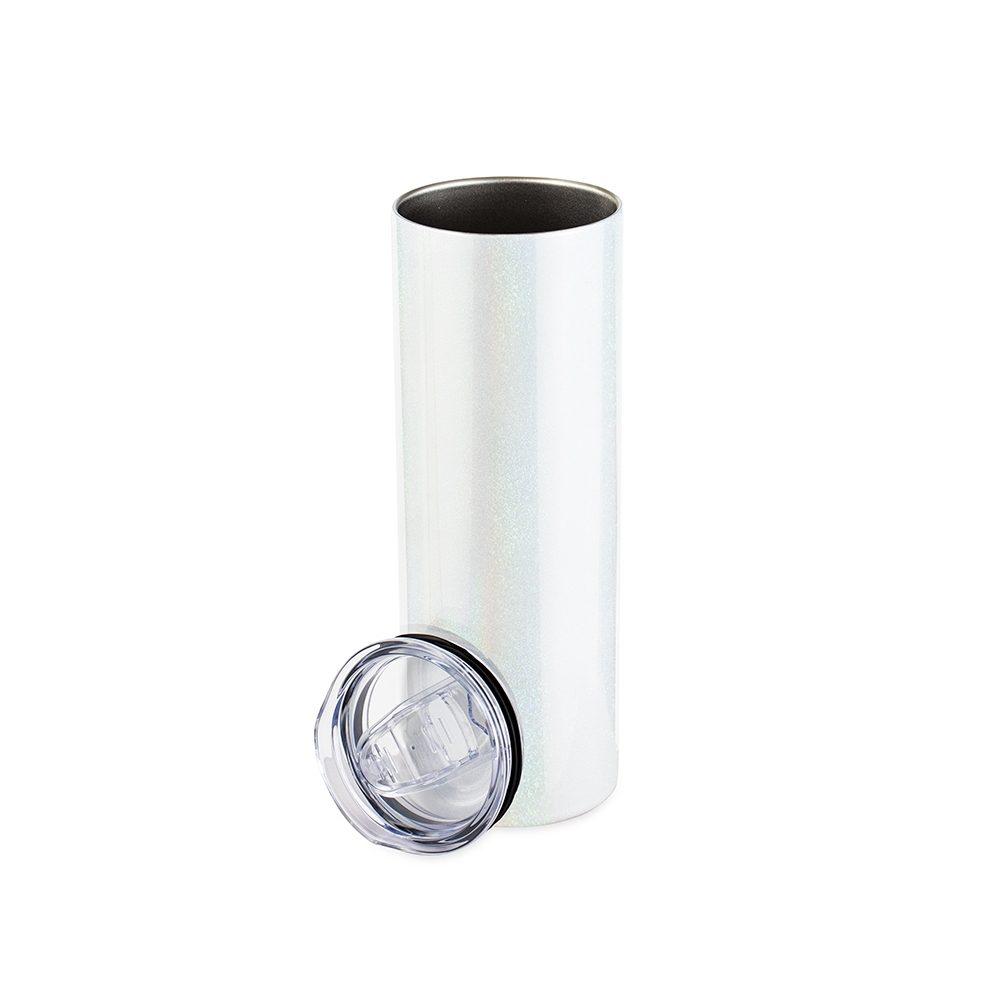 Copo térmico 600ml DR1960 na cor Branco, brinde personalizado Sky Brindes