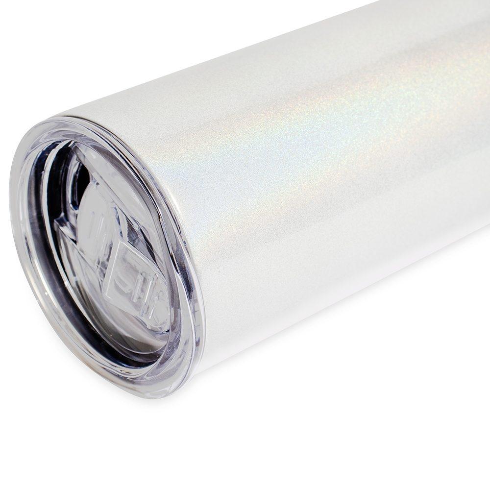 Copo térmico 600ml DR1960 na cor Branco, brinde personalizado Sky Brindes