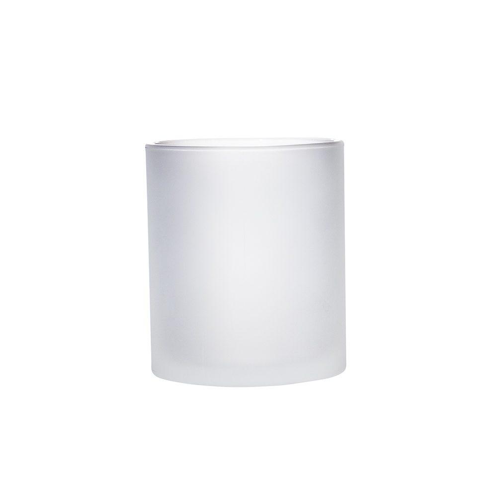Caneca vidro 350ml DR1961 na cor Transparente, brinde personalizado Sky Brindes