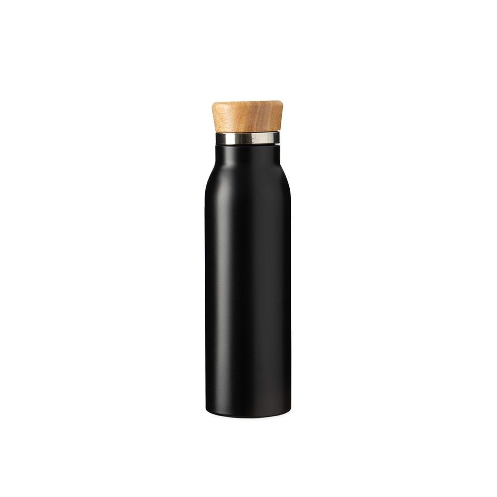 Garrafa térmica 600ml DR1963 na cor Preto, brinde personalizado Sky Brindes