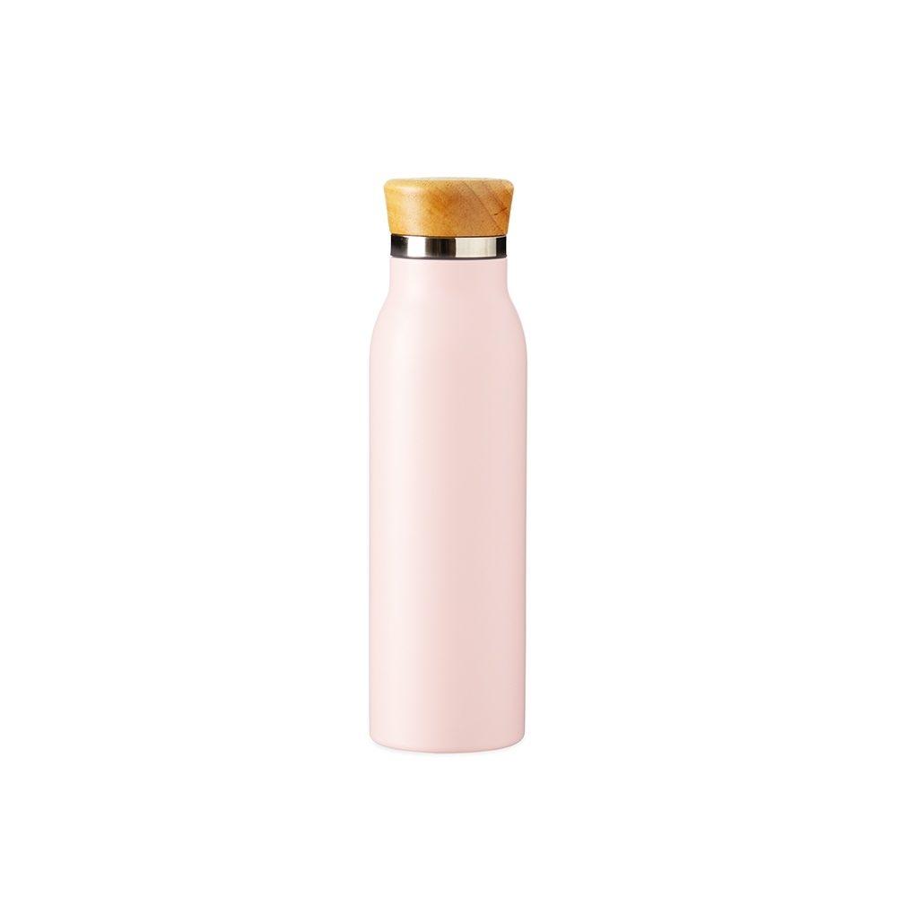 Garrafa térmica 600ml DR1963 na cor Rosa, brinde personalizado Sky Brindes