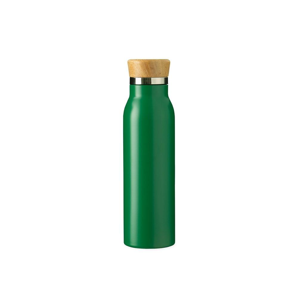 Garrafa térmica 600ml DR1963 na cor Verde, brinde personalizado Sky Brindes