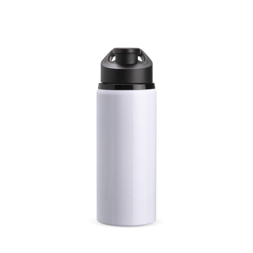 Squeeze alumínio 650ml DR1964 na cor Branco, brinde personalizado Sky Brindes