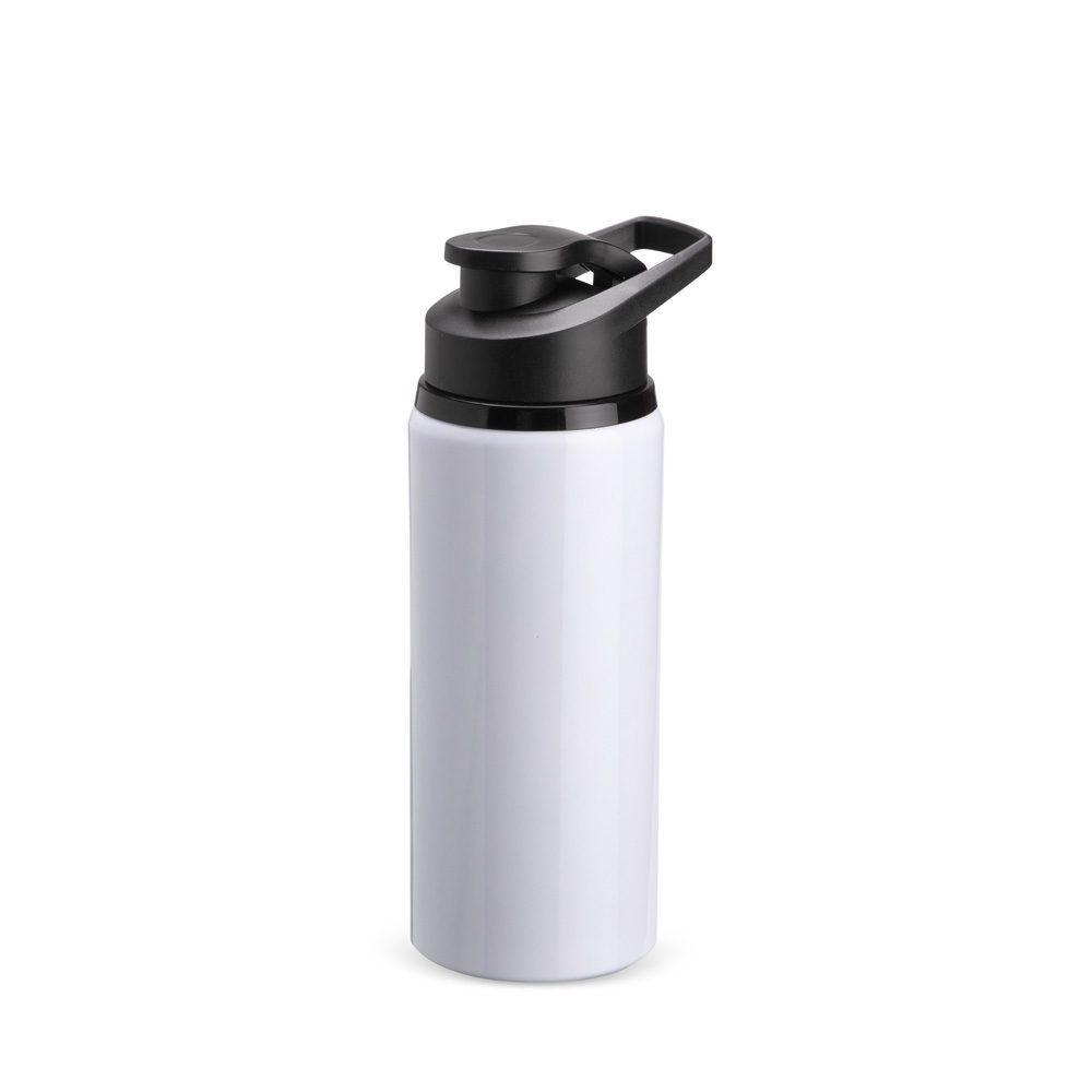 Squeeze alumínio 650ml DR1964 na cor Branco, brinde personalizado Sky Brindes
