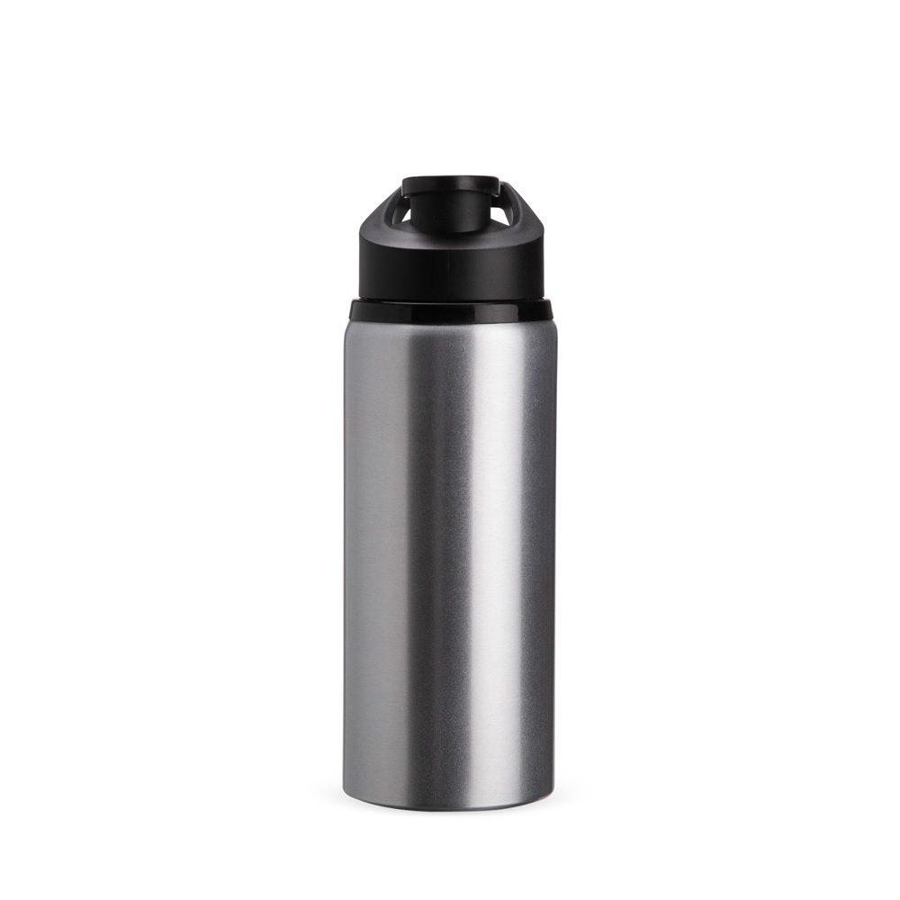 Squeeze alumínio 650ml DR1964 na cor Prata, brinde personalizado Sky Brindes
