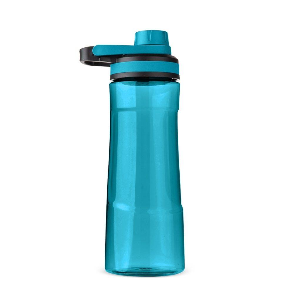 Garrafa plástica 750ml DR1966 na cor Azul celeste, brinde personalizado Sky Brindes
