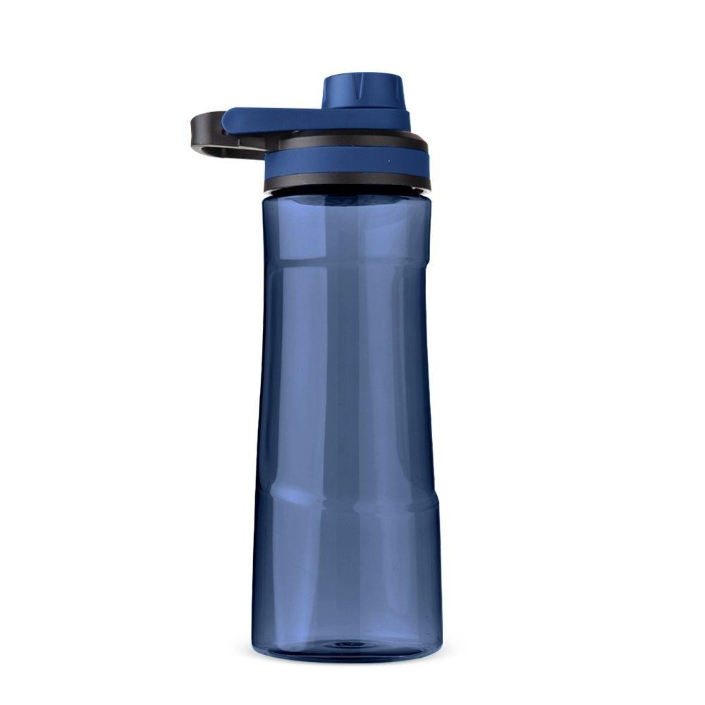 Garrafa plástica 750ml DR1966 na cor Azul, brinde personalizado Sky Brindes