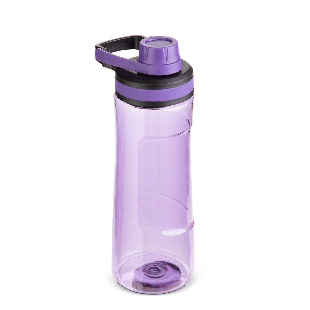 Garrafa plástica 750ml DR1966 na cor Preto, brinde personalizado Sky Brindes