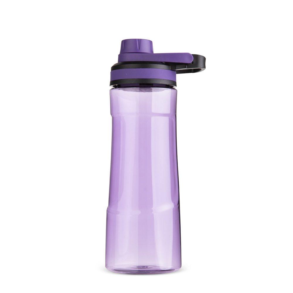 Garrafa plástica 750ml DR1966 na cor Preto, brinde personalizado Sky Brindes