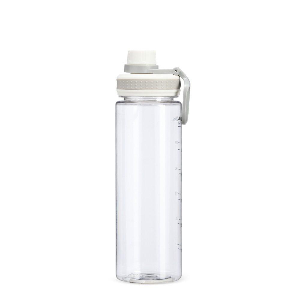 Garrafa plástica 750ml DR1967 na cor Branco, brinde personalizado Sky Brindes