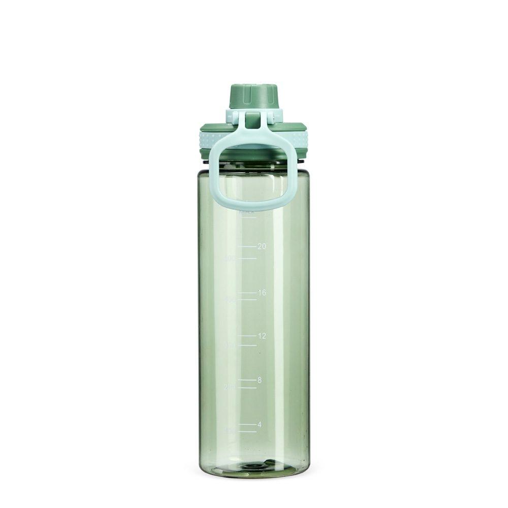 Garrafa plástica 750ml DR1967 na cor Verde, brinde personalizado Sky Brindes