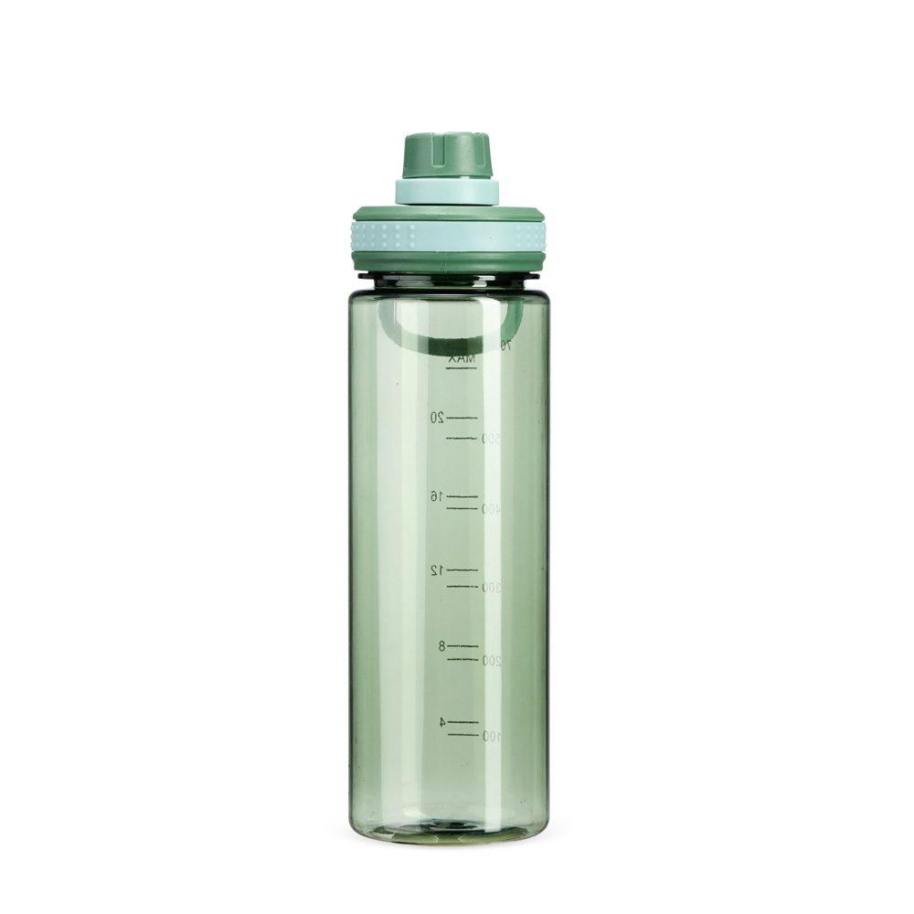 Garrafa plástica 750ml DR1967 na cor Verde, brinde personalizado Sky Brindes