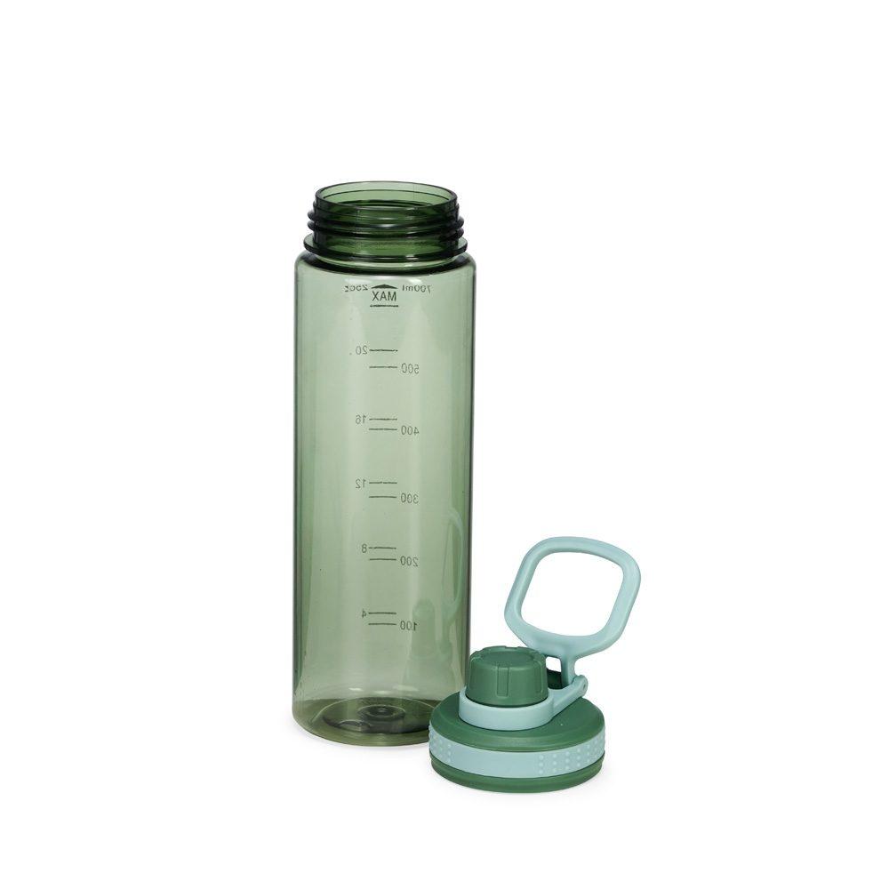 Garrafa plástica 750ml DR1967 na cor Verde, brinde personalizado Sky Brindes