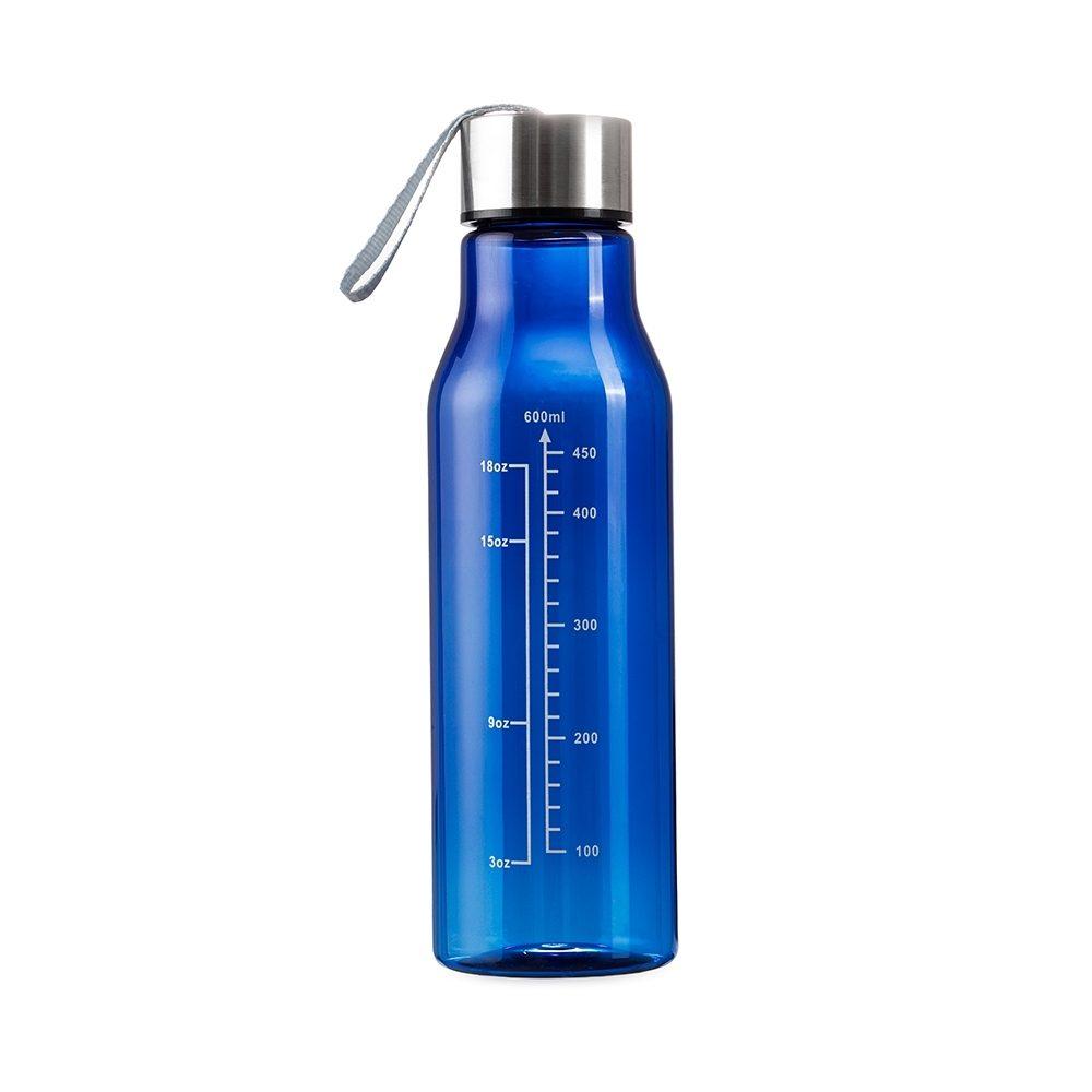 Garrafa plástica 615ml DR1969 na cor Azul escuro, brinde personalizado Sky Brindes