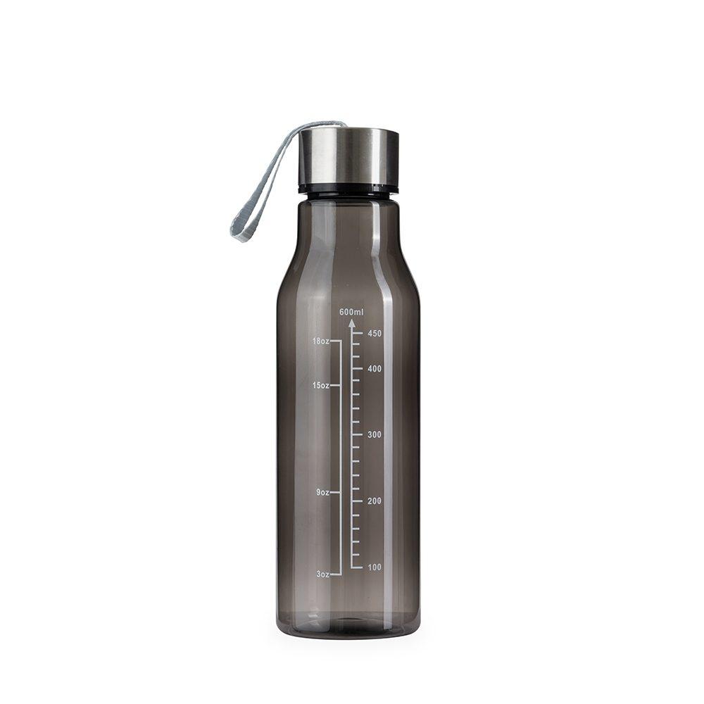 Garrafa plástica 615ml DR1969 na cor Fumê, brinde personalizado Sky Brindes